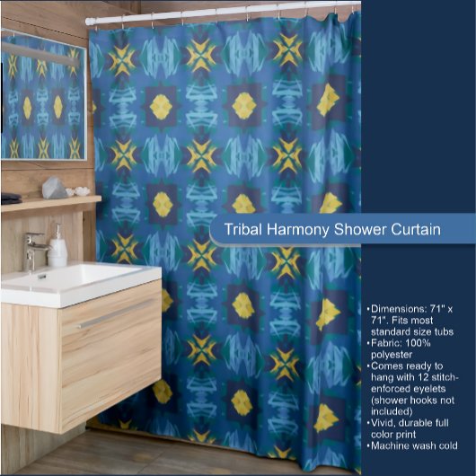 Tribal Harmony Duschvorhang