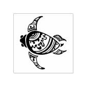Tribal Hawaiian Sea Turtle Gummistempel (Prägung)