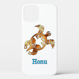 Tribal Hawaiian Sea Turtle in Gold Case-Mate iPhone Hülle