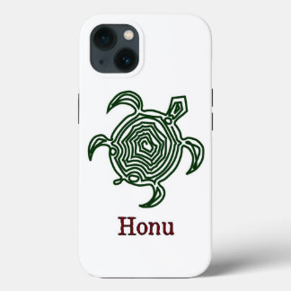 Tribal Hawaiian Sea Turtle in Green Case-Mate iPhone Hülle