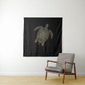 Tribal Hawaiian Sea Turtle Wandteppich (Beispiel)