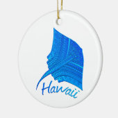 Tribal Hawaiian Stingray Keramik Ornament (Links)