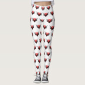 Tribal Heart Tattoo Leggings (Vorderseite)
