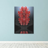 Tribal Hearts Wrapped Canvas Leinwanddruck (Insitu (Holzboden))