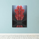 Tribal Hearts Wrapped Canvas Leinwanddruck (Insitu (Holzboden))