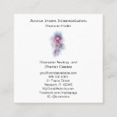 *~* Tribal - Heiliger Shamen Shamanic Dream Catche Quadratische Visitenkarte (Rückseite)