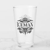 Tribal Hockey (Iceman) Glas (Rückseite)