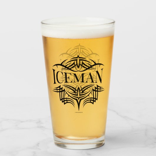 Tribal Hockey (Iceman) Glas (Vorne (Gefüllt))