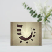 Tribal Hook Postcard Postkarte (Stehend Vorderseite)
