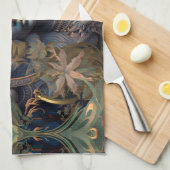 Tribal Hummingbird Goddess Geschirrtuch (Viertel Falte)