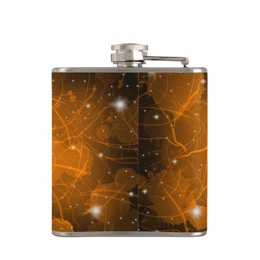 Tribal Hunter Vinyl Wrapped Flask Flachmann (Rückseite)