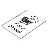 Tribal Iguana Monogram Notizblock (Linke Seite)