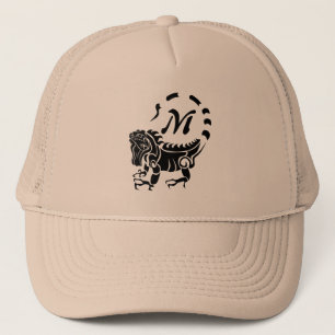 Tribal Iguana Monogram Truckerkappe