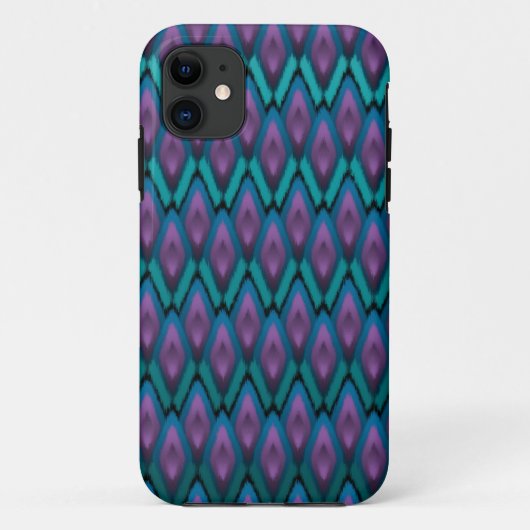 Tribal Ikat Zigzags and Diamonds Pattern Case-Mate iPhone Hülle (Rückseite)