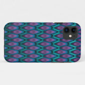 Tribal Ikat Zigzags and Diamonds Pattern Case-Mate iPhone Hülle (Rückseite (Horizontal))