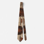 Tribal Inspiriert Geometric Neck Tie Krawatte (Vorderseite)