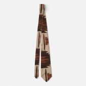 Tribal Inspiriert Geometric Neck Tie Krawatte (Rückseite)