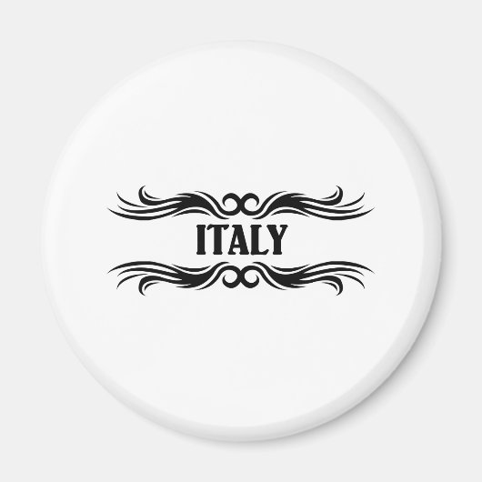 Tribal Italien Magnet (Vorne)