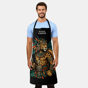 Tribal Jaguar Krieger Wild Style Geschenk Schürze
