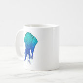 Tribal Jellyfish Kaffeetasse (Vorderseite Links)