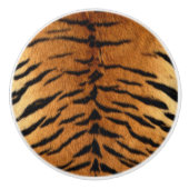 Tribal Jungle Animal Safari Tiger Print Keramikknauf (Vorderseite)