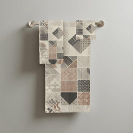 Tribal Kaleidoskop Geometric Cool Abstrakt Earthy Badhandtuch Set