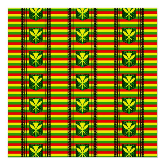Tribal Kanakan Maoli Poster (Vorderseite)