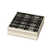 Tribal Kariert texturiertes Muster Gummistempel (Stempel)