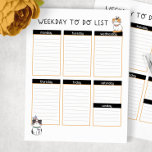 Tribal Kitty Cate Weekday to do List Notizblock<br><div class="desc">Das ist ein PURR-Fect Geschenk für Ihre Lieblings-Lehrer,  Mütter,  Studenten,  wer auch immer (denn wir sind alle beschäftigt,  nicht wahr?)! Gut geeignet für: Lehrerwertungswoche,  zurück zur Schulzeit,  Weihnachtsgeschenke und mehr!</div>