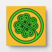 Tribal-Kleeblatt Fotoplatte (Vorderseite)