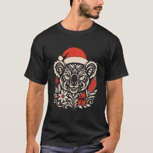 Tribal-Koala-Weihnachten – Tattoo-inspiriert T-Shirt