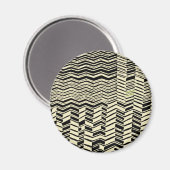 Tribal Kuba Designs Magnet (Vorderseite/Rückseite)