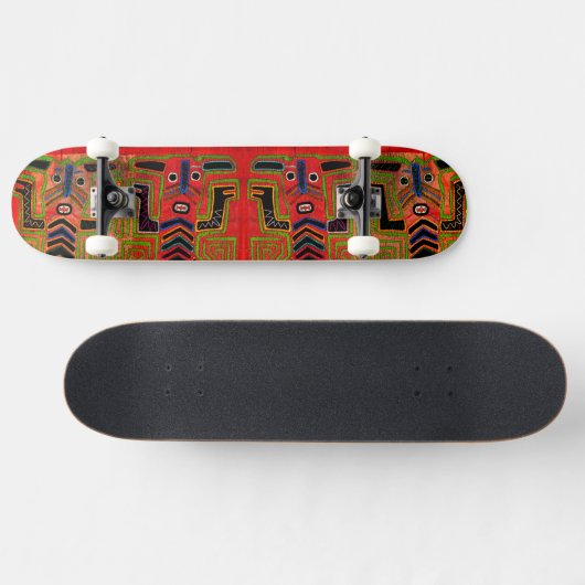 Tribal Kuna Spirits Skateboard (Horizontal)