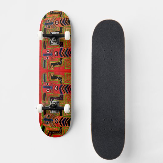 Tribal Kuna Spirits Skateboard (Vorderseite)