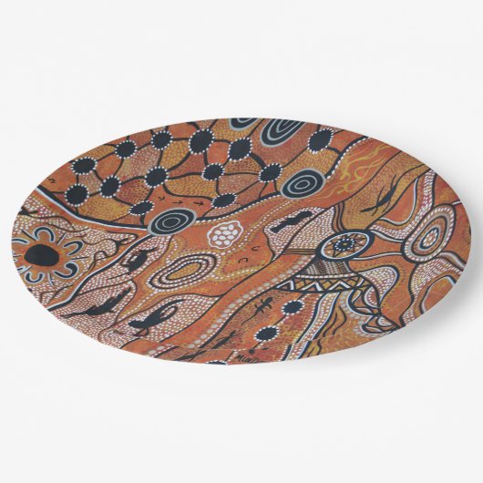 Tribal Land Earth Paper Teller 9" (Schrägansicht)