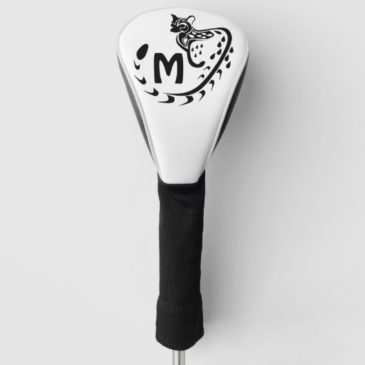 Tribal Large Gepunktet Genet Monogram Golf Headcover (Vorderseite)