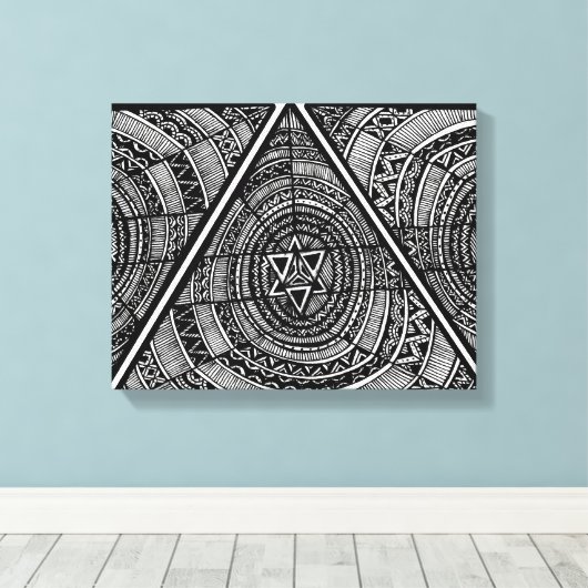 Tribal Leinwanddruck (Insitu (Holzboden))