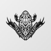 Tribal Leopard Frog Fensteraufkleber (Blatt)