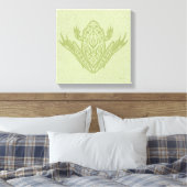 Tribal Leopard Frog Leinwanddruck (Insitu (Schlafzimmer))