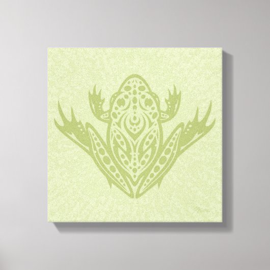Tribal Leopard Frog Leinwanddruck (Vorderseite)