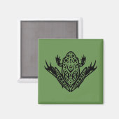 Tribal Leopard Frog Magnet (Vorderseite/Rückseite)