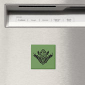 Tribal Leopard Frog Magnet (In Situ (Geschirrspüler))