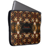 Tribal Light Batik Fusion Design Laptop Sleeve (Vorne Rechts)