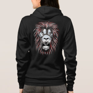 Tribal Lion Face Hoodie