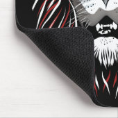 Tribal Lion Face Mousepad (Ecke)