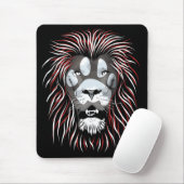 Tribal Lion Face Mousepad (Mit Mouse)