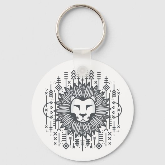 Tribal Lion Schlüsselanhänger (Vorderseite)