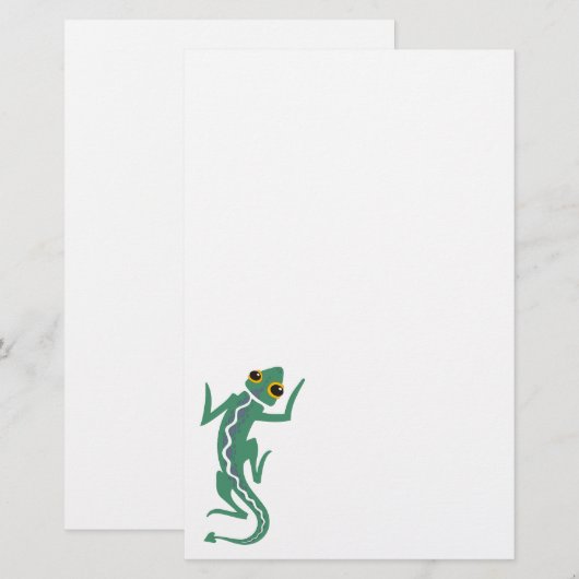 Tribal Lizard Briefpapier (Vorne/Hinten)