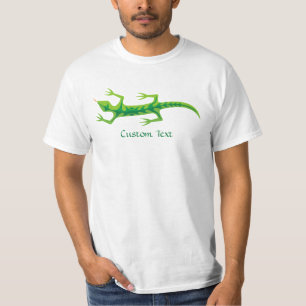 Tribal Lizard Green T-Shirt