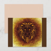 Tribal-Löwe-Postkarte Postkarte (Vorne/Hinten)